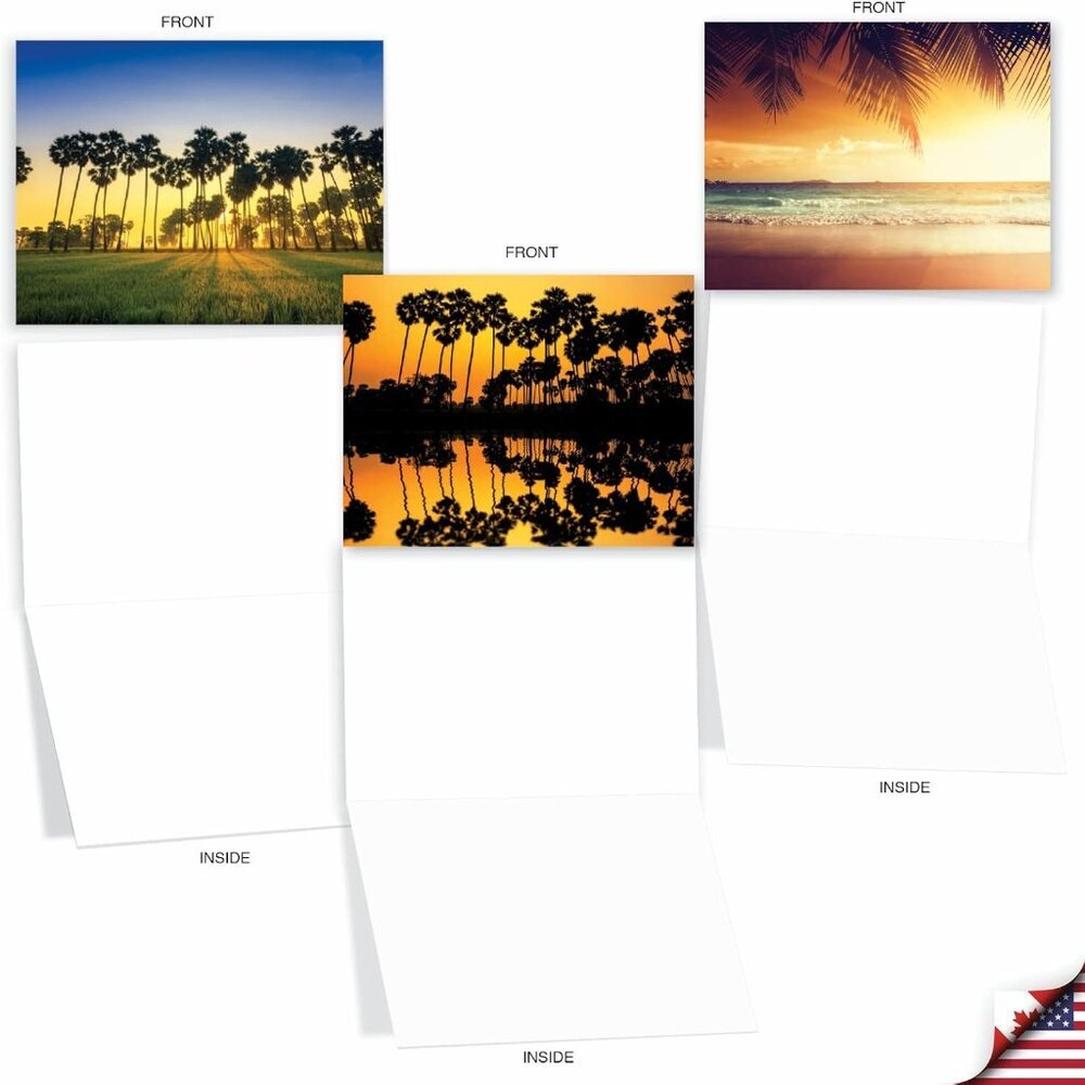 Box of 10 All Occasion Cards Blank 4 x 5.12 Inch - Scenic Landscape Cards Assort - Picture 2 of 7
